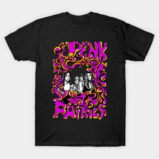 Pink Fairies T-Shirt by KubikoBakhar